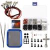 8Leds LED Light Headlights Lighting Taillight Kit & Universal RC Screws Kit,M3 Screws Flat washers R Clips Hexagon Wrench Repair Tool Box with Magnetic Screw Tray view 1