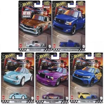 1:64 Scale Diecast Model Car Compatible with Hot Wheels Premium 2024 Boulevard #101-105 5 Cars Set, GJT68-953W