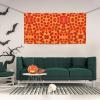 3D Pizza Pepperoni print holiday banners, party decorations, birthday party banners,banners and flags view 2