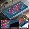Proshine 11" Roulette Wheel Set: Solid Roulette Wheel with 47.2 * 23.6 Roulette Table Layout Felt Mat 100pcs ABS Poker Chips Roulette Win Marker 2 Decks of Playing Cards Casino Game Sets view 4