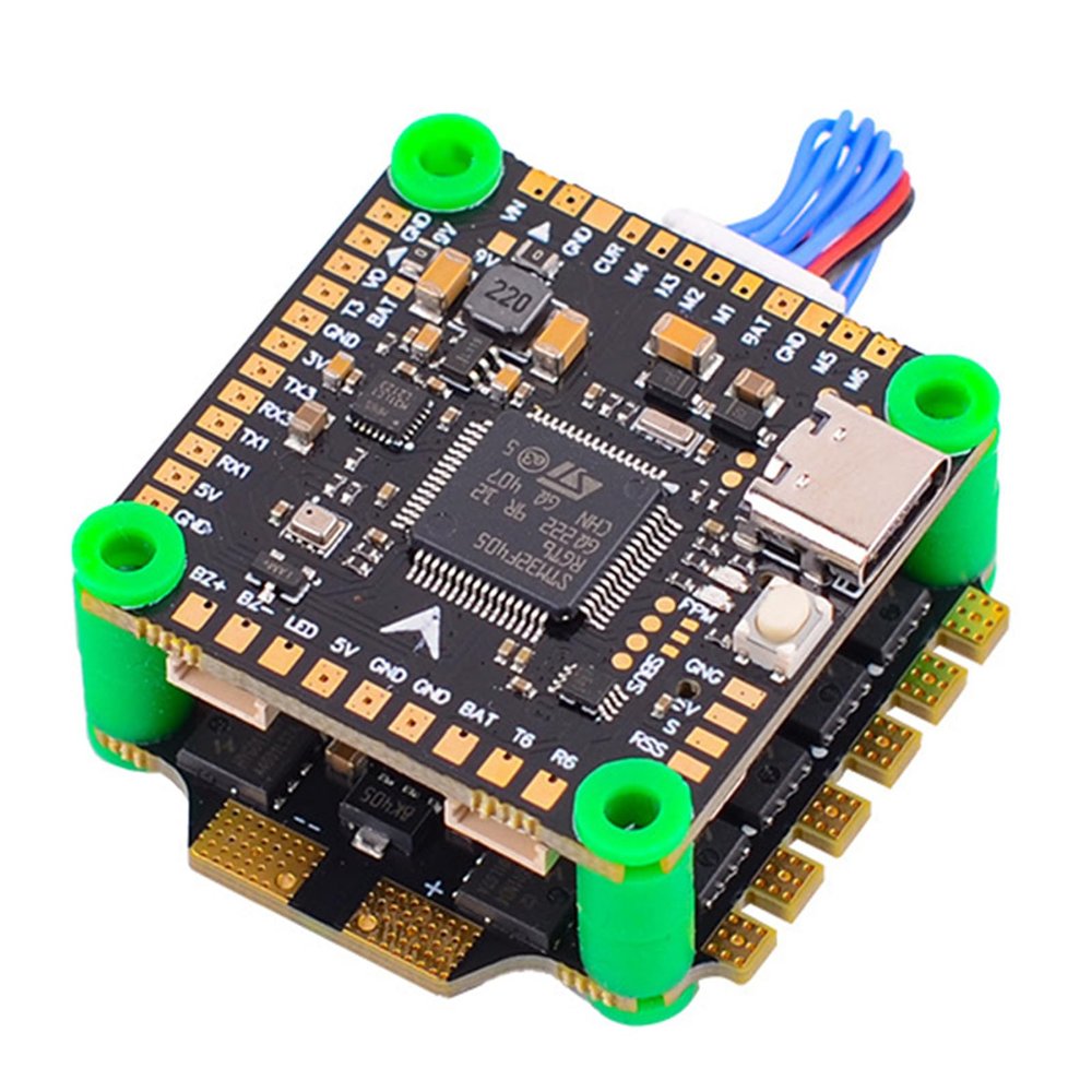 GWRC F405V3 Flight Tower Flight Controller with 60A 4 in 1 Stack MPU6500 Gyroscopes for Racings Drones