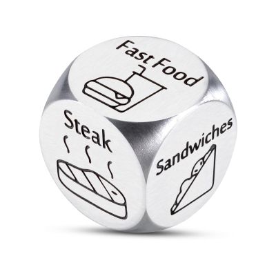Cool Unusual Gifts for Couples Food Dice Christmas Gag Gifts for Wife Husband Secret Santa Gag Gift for Men Santa Swap Gift Exchange Dice, White Elephant Game Funny for Women Men