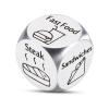 Cool Unusual Gifts for Couples Food Dice Christmas Gag Gifts for Wife Husband Secret Santa Gag Gift for Men Santa Swap Gift Exchange Dice, White Elephant Game Funny for Women Men view 1