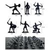 60pcs Pack of Medieval Horse and Models view 2