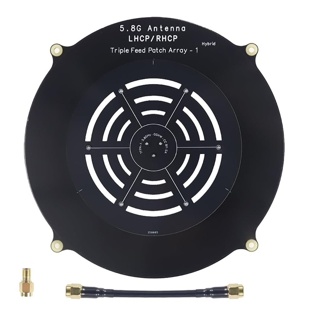 FEICHAO 58G Flat Directional Antenna Left/Right Rotating 14dBi High Gain Antenna for RC Long Range Drone