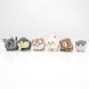 Newbee4 Miniature Pukupero Animal Mascot Figure,Cute Chubby Flocked Rabbit Cat Otter Hamster Tiger Bear view 1