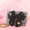XZQYDS Korean Kids Purses and Handbags Crossbody Girls Faux Pearl Hand Bags Little Girl Small Coin view 3