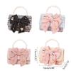 XZQYDS Korean Kids Purses and Handbags Crossbody Girls Faux Pearl Hand Bags Little Girl Small Coin view 4