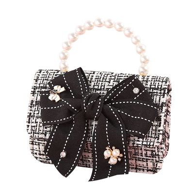 XZQYDS Korean Kids Purses and Handbags Crossbody Girls Faux Pearl Hand Bags Little Girl Small Coin