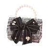 XZQYDS Korean Kids Purses and Handbags Crossbody Girls Faux Pearl Hand Bags Little Girl Small Coin view 1