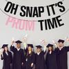 Black Glitter Oh Snap It's Prom Time Banner, Prom Night Decor, 2026 Prom Graduation Party Decorations Supplies view 4