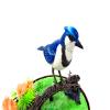 Dusky Shark Realistic Singing & Chirping Bird in Cage with Lifelike Sounds and Movements (Blue) view 1