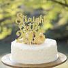 1 Pack 21st Birthday Cake Topper Glitter Straight Outta 2005 Twenty-one Awesome Since 2005 Cake Pick 21 Fabulous Cupcake Decorations for 21st Birthday Wedding Anniversary Party Supplies Gold view 3