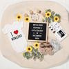 11 Pcs Pregnancy Announcement Set, Baby Reveal Ideas Include Felt Letter Board Sonogram Picture Frame Baby Bodysuit Bear Booties for Pregnancy Announcement Photo Props Coming Soon Baby Announcement view 1