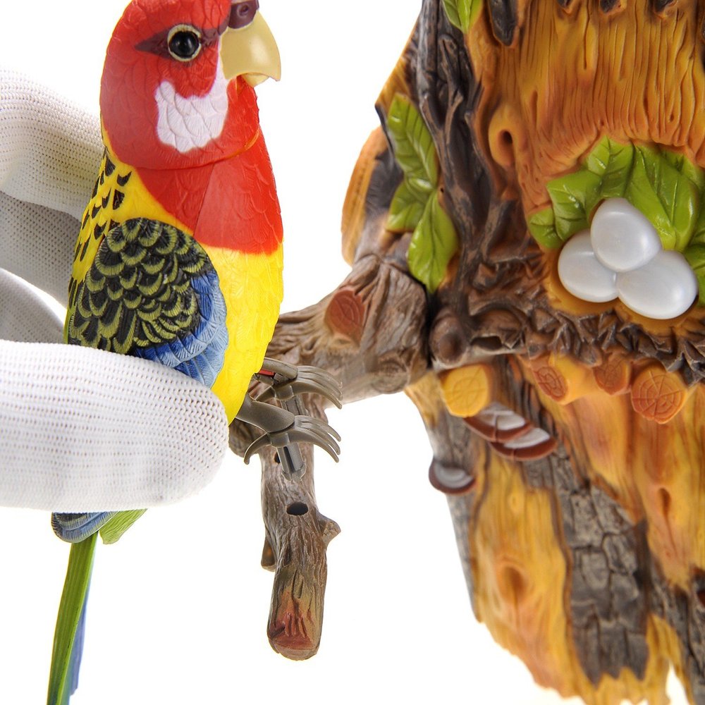 Dusky Shark Chirping & Dancing Bird with Motion Sensor Interactive Bird Toy