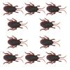 10pcs Fake Cockroaches Model, Simulated Plastic Prank Props for Halloween Themed Party Fool's Day Decoration (Cockroach) view 2