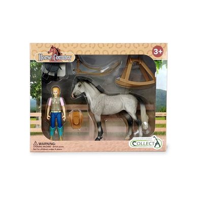 CollectA Western Rider and Horse Set | Model # 84245