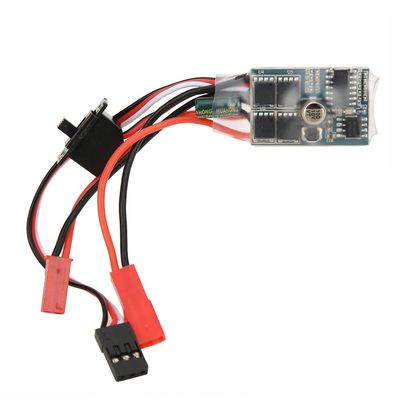 30A ESC Brush Motor Speed Controller, 4-8V ESC Two Way RC Motor Speed Controller for 1/16 1/18 1/24 RC Car Boat (Without Brake