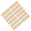 12pcs 1:12 Dollhouse Wooden Shingles Roof Tiles, Sturdy Miniature Doll House Decoration Accessory, for Fine Motor Skills Developmen view 2