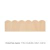 12pcs 1:12 Dollhouse Wooden Shingles Roof Tiles, Sturdy Miniature Doll House Decoration Accessory, for Fine Motor Skills Developmen view 3
