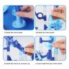 ANGGREK Funnel Slide Marble Race, Water Game Marble Run Maze Ball Track Interactive Inflator DIY 75Pcs Building Blocks Air Bag for Water Game for Adults view 2