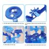 ANGGREK Funnel Slide Marble Race, Water Game Marble Run Maze Ball Track Interactive Inflator DIY 75Pcs Building Blocks Air Bag for Water Game for Adults view 4
