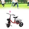 ANGGREK Boys Girls Balance Trikes, Ergonomic Metal Polyurethane Toddlers Tricycle Pedal Design Comfortable Grip Safe with Storage Basket for Outdoor view 3