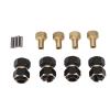 Acouto 4PCS RC Hex Hub 10mm Brass Wheels Hex Hub Extension Hex Drive Adapter for 1/18 RC Crawler Wheel Spacer Wheel Nuts view 2