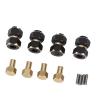 Acouto 4PCS RC Hex Hub 10mm Brass Wheels Hex Hub Extension Hex Drive Adapter for 1/18 RC Crawler Wheel Spacer Wheel Nuts view 3