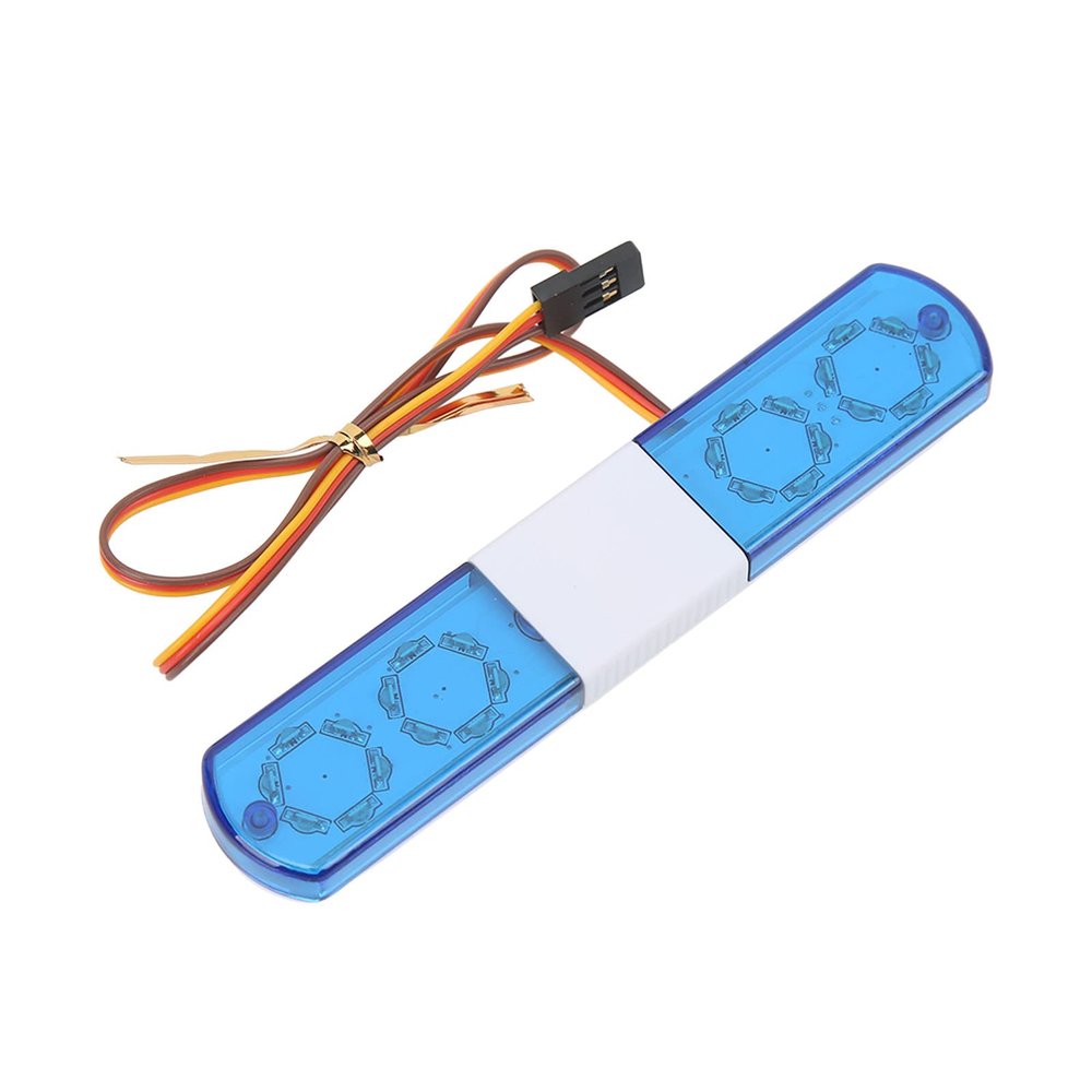 CFTGIW RC LED Light Simulation Design 4 Modes RC Fl Lamp LED Alarming Light for 1/8 1/10 RC Cars Blue RC Our Light Uses The Receiver Power Source The RC LED LightLED LightRC LightRC Fl