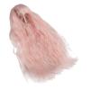1/4 Doll Wig, Long Curly Hair with Bangs, High Temperature Silk, Large Volume, Pink, for Ball Joint Dolls view 3