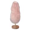 1/4 Doll Wig, Long Curly Hair with Bangs, High Temperature Silk, Large Volume, Pink, for Ball Joint Dolls view 4