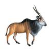 AENIMELY Spiral-Horned Antelope Figure Forest Jungle Wildlife Animals Realistic Figurine Educational Toy Cake Toppers Christmas Birthday Gift for Kids view 1
