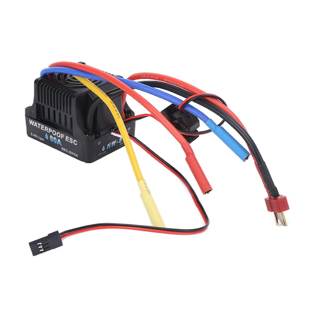 Aluminum Alloy ESC, Brushless ESC for 1/8 RC Car with High Frequency Drive System