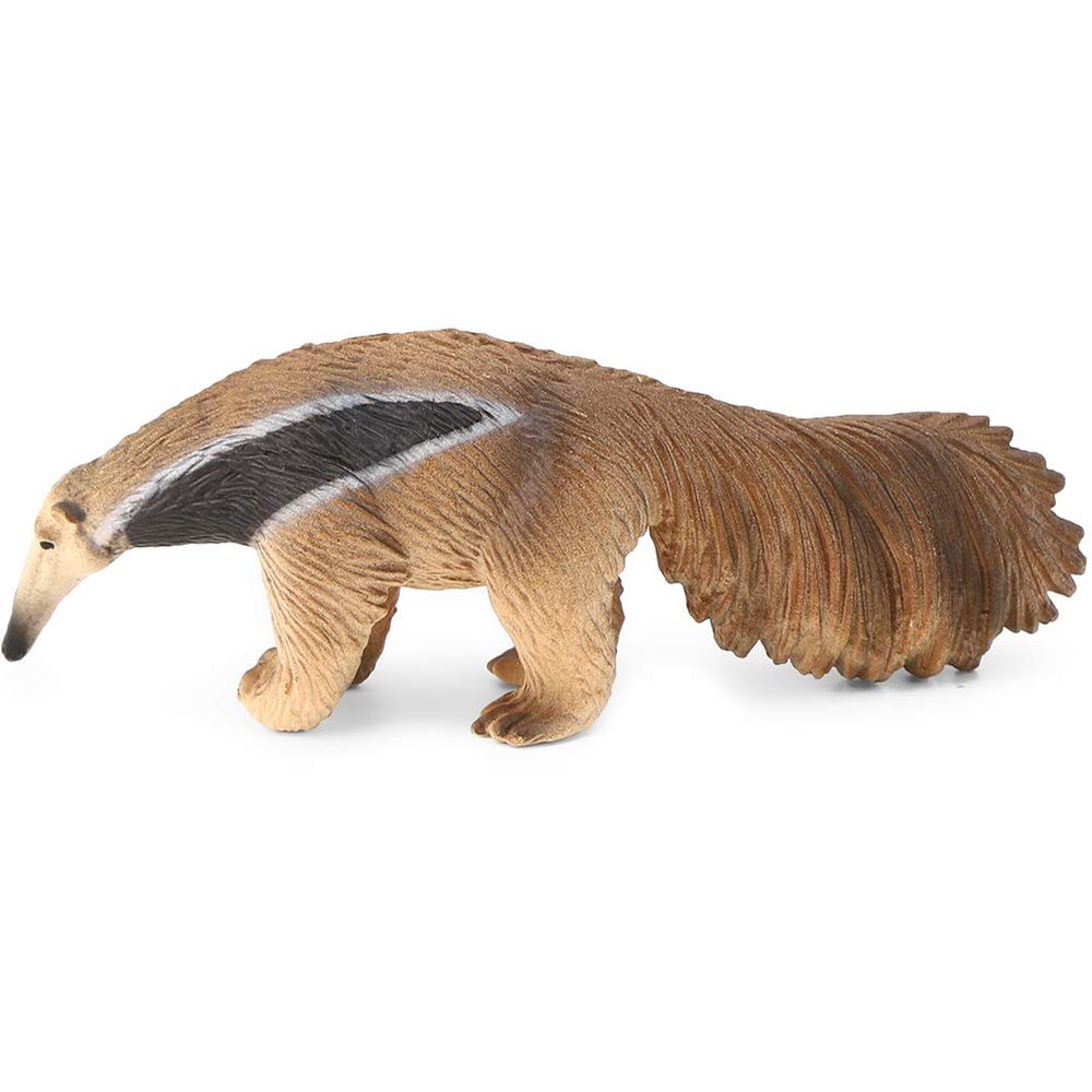 Anteater Toy Model, Wildlife Figurine for Children's Cognitive Play, Plastic Collectible Animal Figure (M-1435)