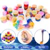 28 Pack Valentines Day Gift for Kids, Galaxy Slime Stress Relief Fidget Toy with Valentine's Day Cards, Valentines for Kids Classroom, School Valentine Party Favors view 4