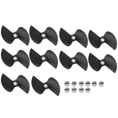 10pcs HighQuality Brushless Remote Control Boat Tail Propeller Kit for FT009 RC Boat- Improved Controlling Performance - Compatible for FT009 RC Boat