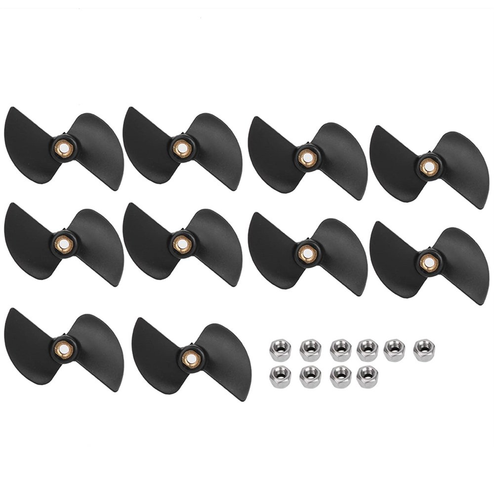 10pcs HighQuality Brushless Remote Control Boat Tail Propeller Kit for FT009 RC Boat- Improved Controlling Performance - Compatible for FT009 RC Boat