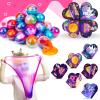30 Pack Valentines Gifts for Kids Galaxy Slime Valentines with Valentine Day Cards for Valentine Party Favors Valentines Cards for Kids Classroom Boys Valentines for School view 4