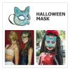 BCOATH Lovely Cat for Boys and Half-face Cat Cosplay Decorative for Parties Halloween and Events Realistic Design Lightweight Easy to Wear view 3
