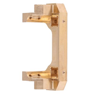 Acouto 4 4essing Model Vehicle Accessory Brass Front Bumper Mount for RC Crawler Car Compatible with