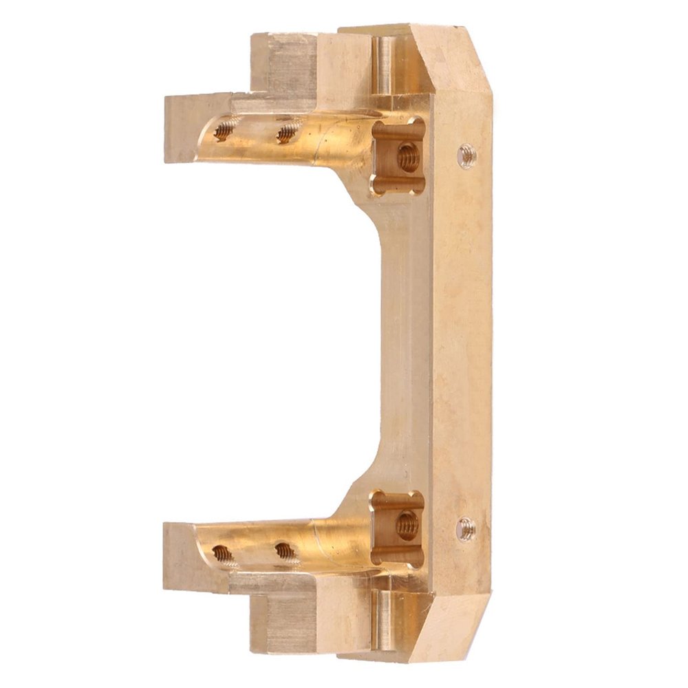 Acouto 4 4essing Model Vehicle Accessory Brass Front Bumper Mount for RC Crawler Car Compatible with