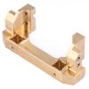 Acouto 4 4essing Model Vehicle Accessory Brass Front Bumper Mount for RC Crawler Car Compatible with view 3