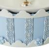 DRW Musical Carousel Resin with String in Blue and White 12 x 12 x 19 cm view 4
