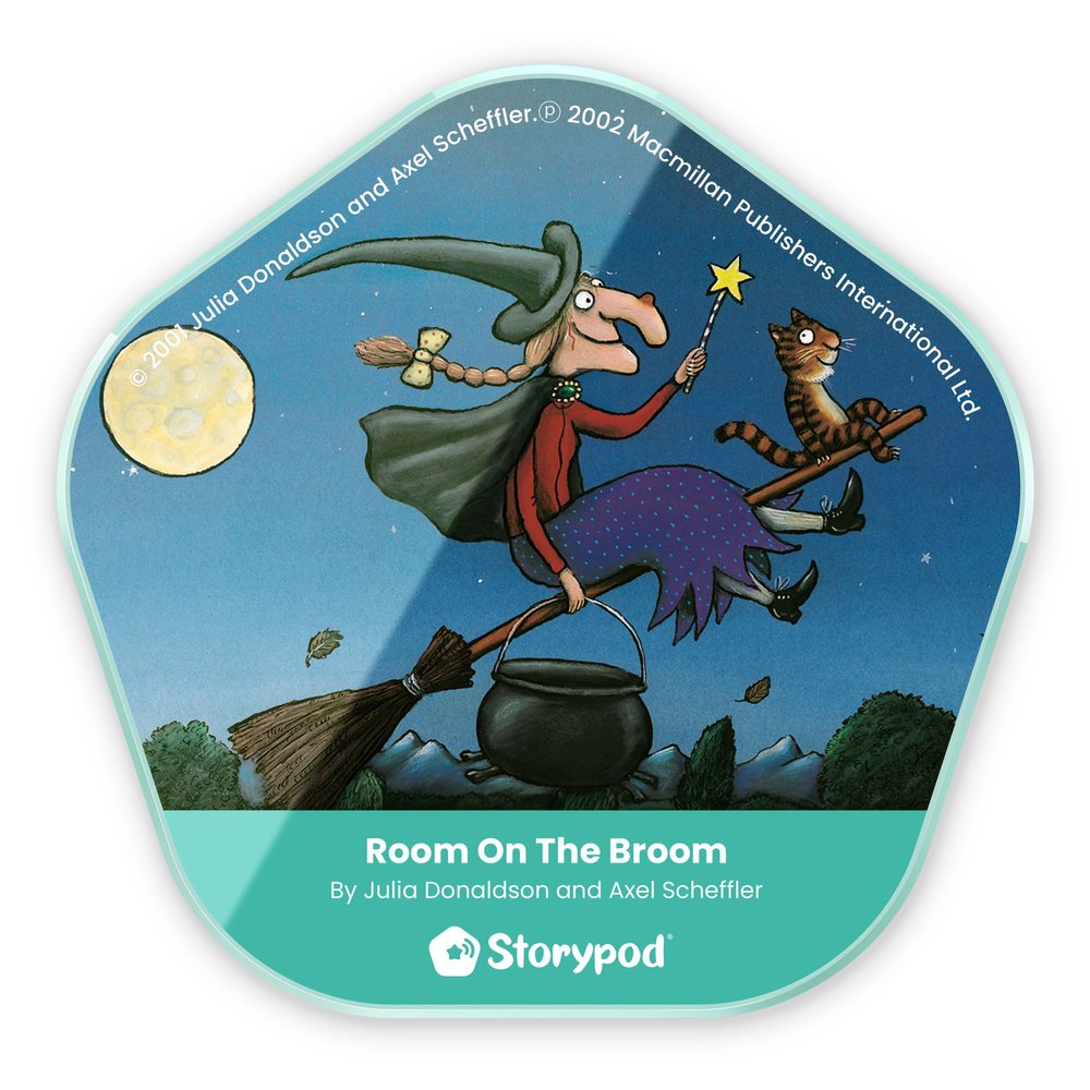 Storypod | Room On The Broom | Token for The Storypod Audio Learning System | SEL Audio Learning & Interactive Fun