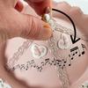 DRW White and Pink Resin Musical Carousel with String 12 x 12 x 19 cm view 4