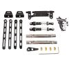Suitable for MN Model 1/12RC Car MN78 MN82 MN168 Metal Upgrade Accessories Rod Shock Absorber Transmission Shaft Set(Black) view 1