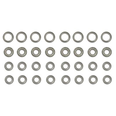 32Pcs Ball Bearing Kit for Ta-Miya TT02 TT-02 TT02D TT-02D 1/10 RC Car Upgrade Parts Accessories