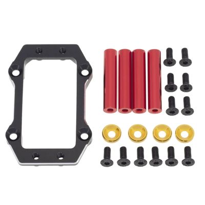 Metal Steering Servo Mount for ARR-MA 1/8for KRA-TON for Out-cast for Typ-hon 6S BLX RC Car Upgrades Parts(Black)