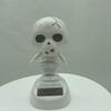 Solar Powered Dancing Car Decoration, ABS Plastic, 14+ Ages (White Skull) view 1